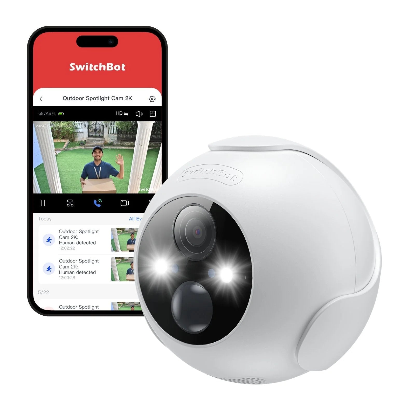 Switchbot-Camara Exterior Inalambrica - Imagen 2